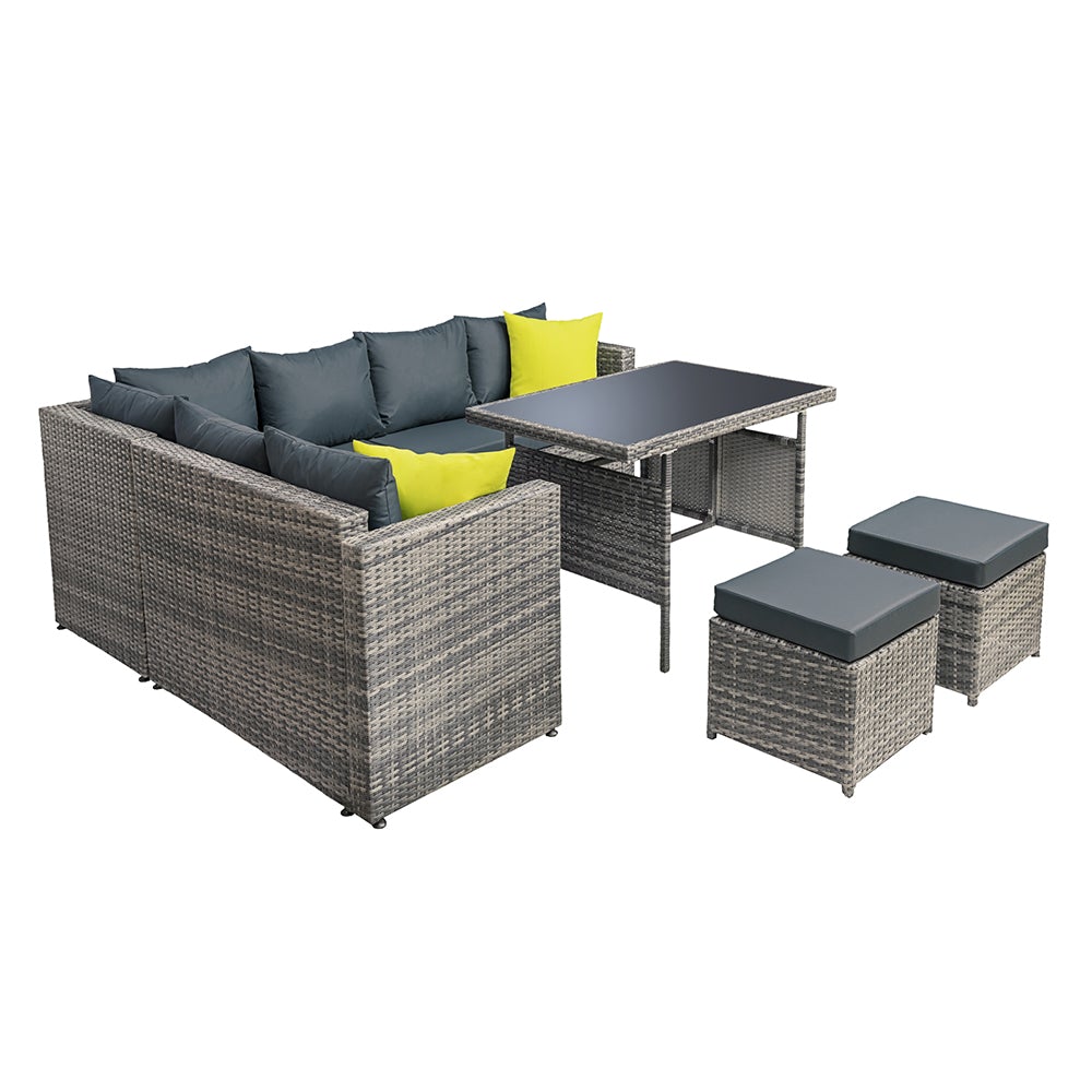 Modern Outdoor Furniture Patio Set Dining Sofa Table Chair Lounge