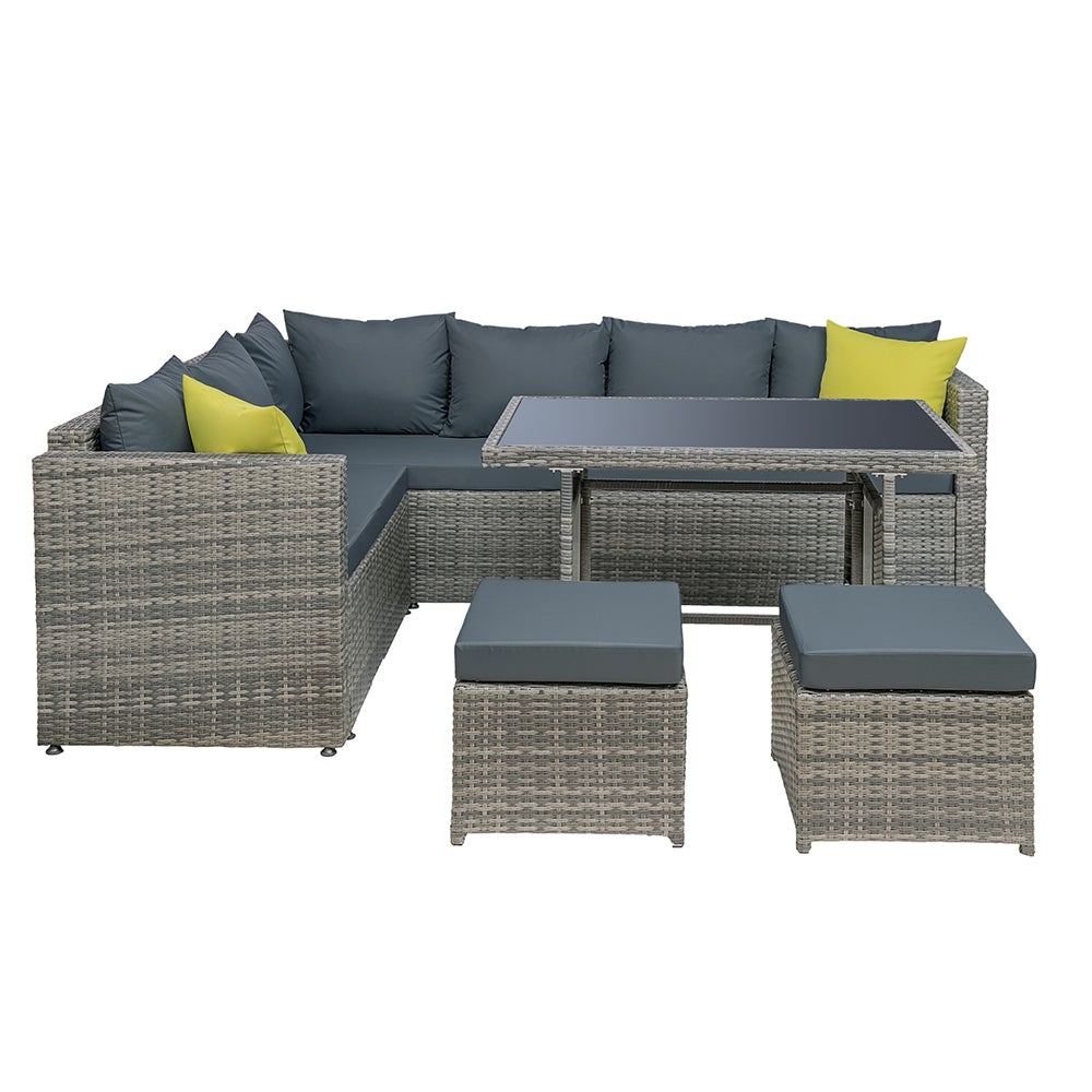 Modern Outdoor Furniture Patio Set Dining Sofa Table Chair Lounge